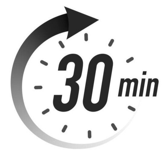 Half hour additional time