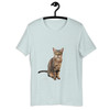 Jupiter the Cat on a Unisex Staple T-Shirt - Jupiter Collection