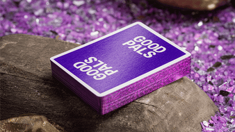GILDED Good Pals Purple Foil Logo Playing Cards