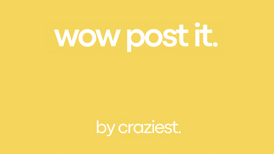 WOW Post-it by Craziest