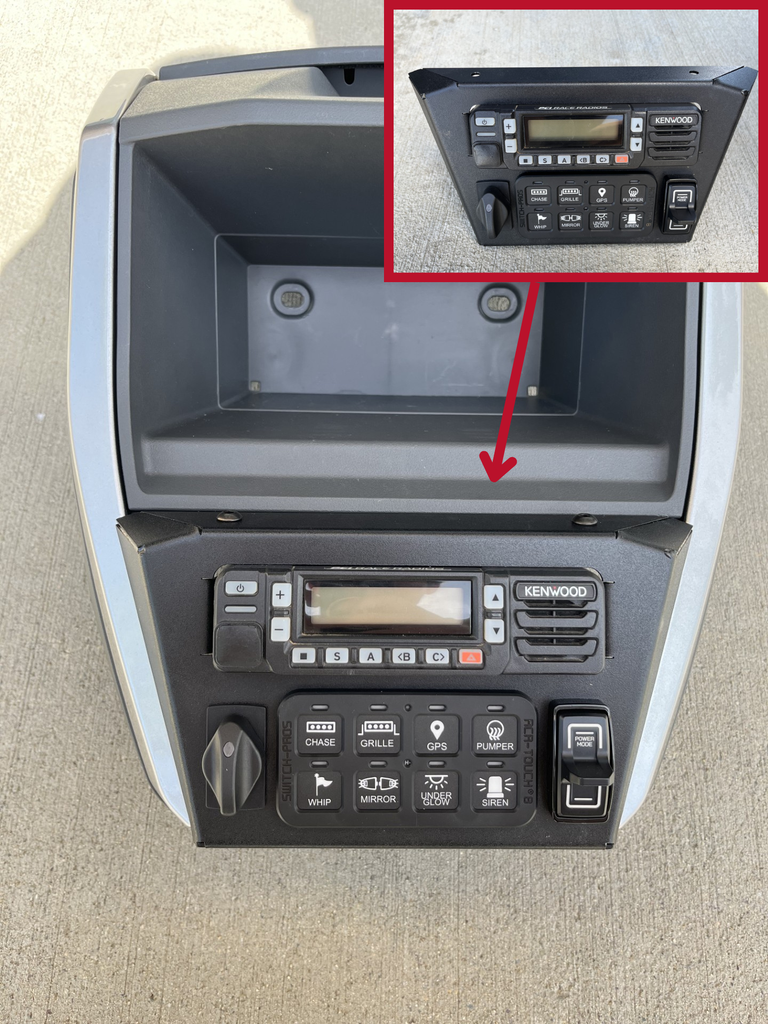 Kawasaki TERYX® H2 Dash Mount for PCI Race Radio