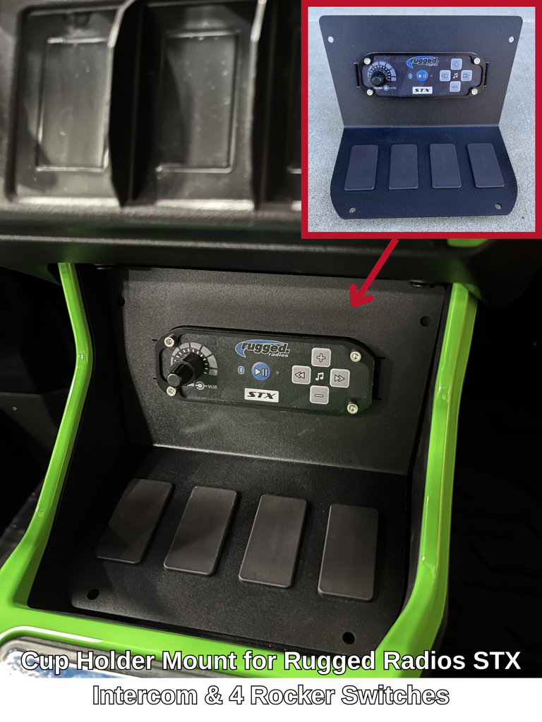Kawasaki TERYX® H2 Dash Mount for Rugged Radio