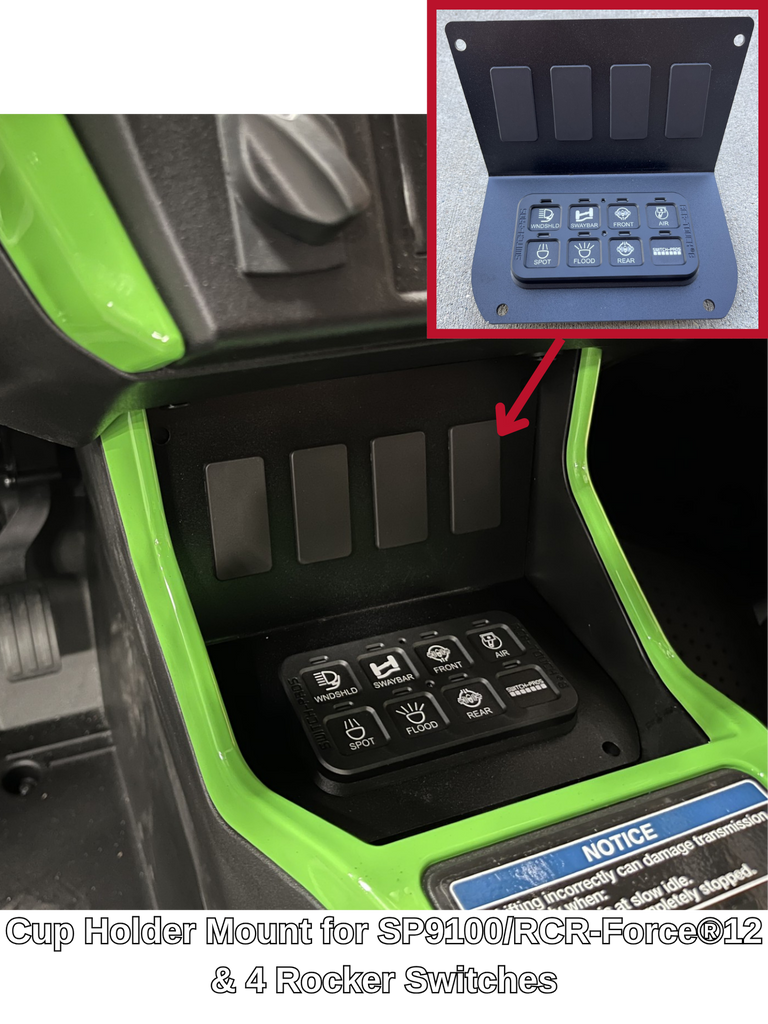 Kawasaki TERYX® H2 Dash Mount for Rugged Radio