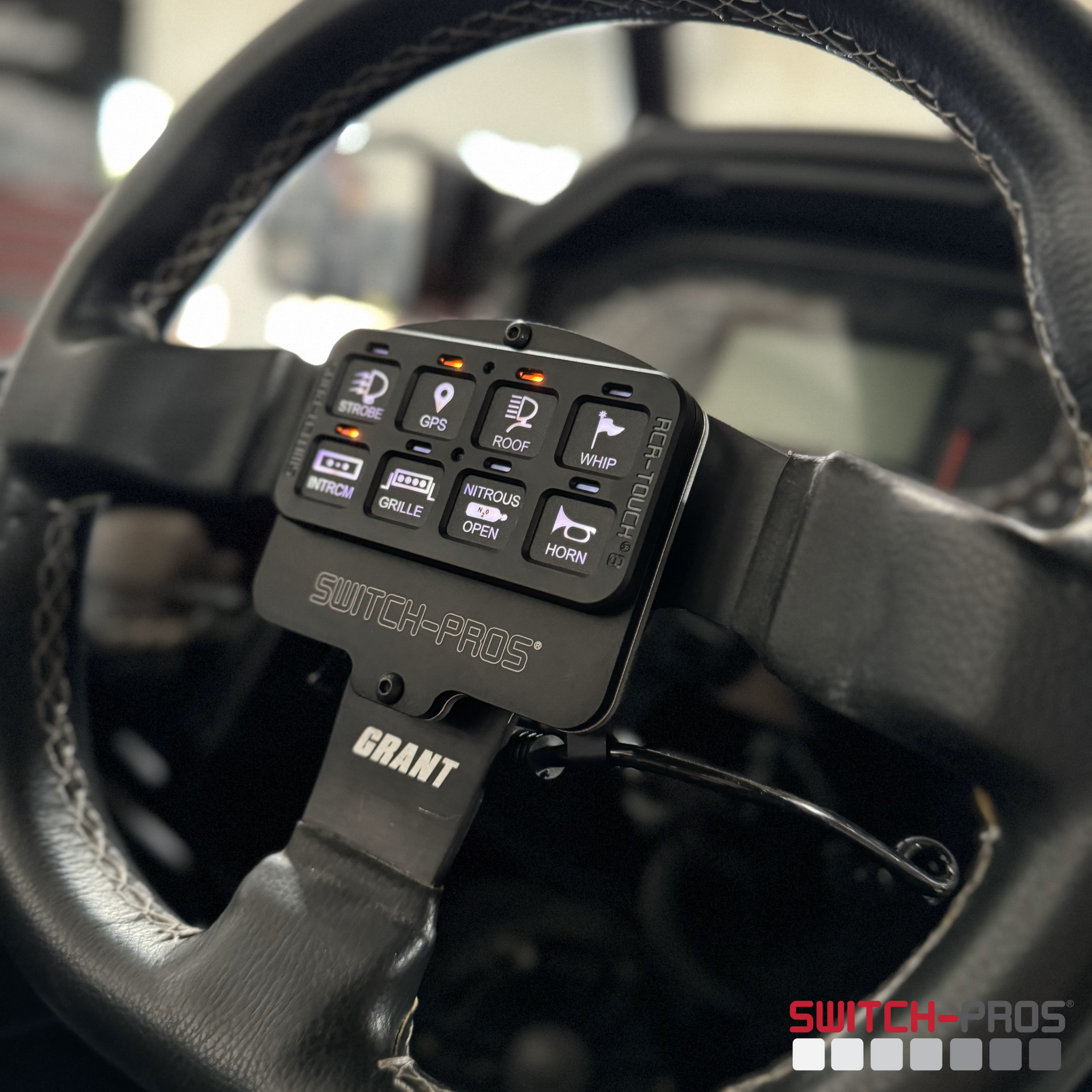 Universal 320mm Carbon Fiber Steering Wheel With Horn Button, 12.5 Inch Racing Steering Wheel, Lightweight Aluminum Frame & PVC Leather, Easy Installation, Compatible With Most Cars