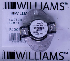 Williams Furnace Company P200300 Limit Switch Williams Furnace Company P200300 Limit Switch