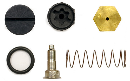 MCAMPAS Valvola Gas LP Per Fuoco Da Campeggio Outland Living – Kit Conversione Con 5 Ugelli Orifizio (0.8-1.2 Mm)