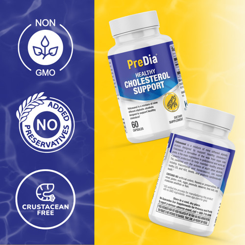 PreDia - Healthy Cholesterol Support - (Policosanol 20 mg) explainer