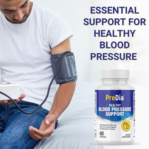 PreDia - Healthy Blood Pressure Support - (Olive Leaf Extract) essential support