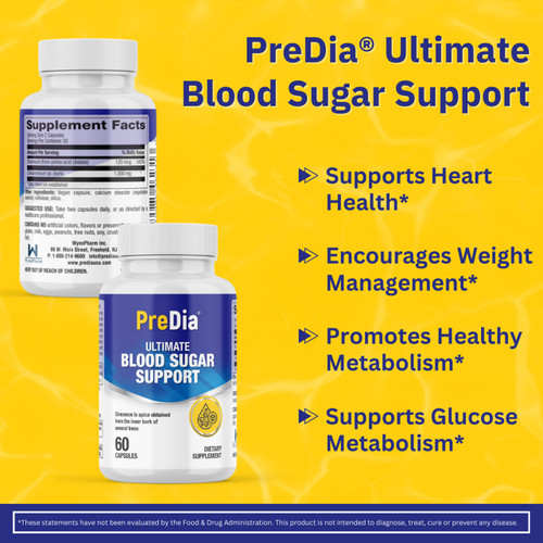 PreDia - Ultimate Blood Sugar Support - (Veg Caps) support