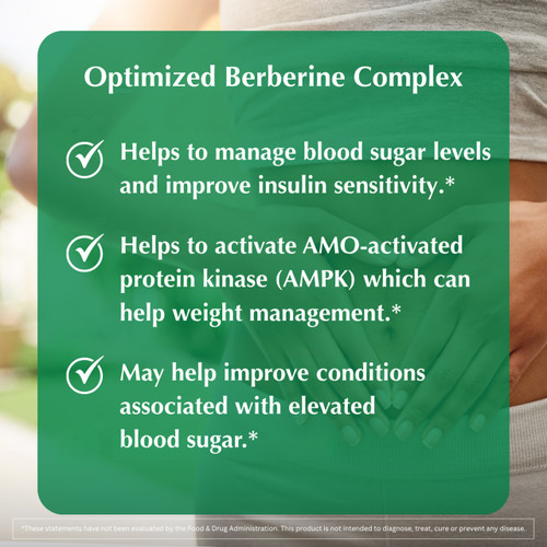 Optimized berberine complex lists