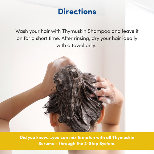 THYMUSKIN Sensitive Shampoo 200ml directions