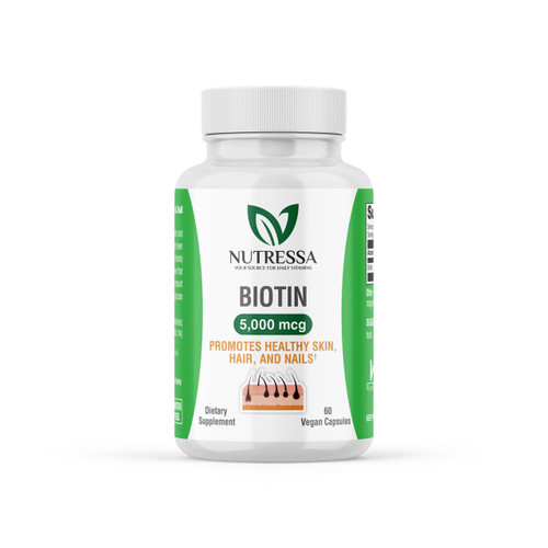 Nutressa Biotin 5,000 mcg Veg Caps flagship