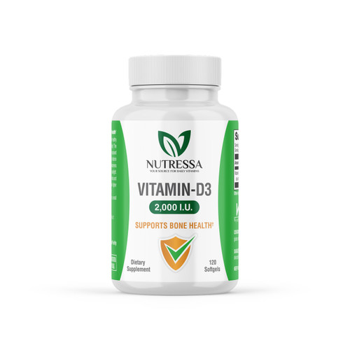 Nutressa - Vitamin D3 2,000 IU Softgels flagship