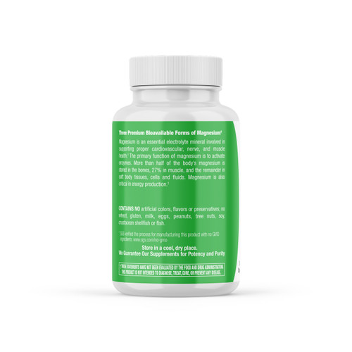 Nutressa - Mega Magnesium Veg Caps (Glycinate, chelate, Orate) warning