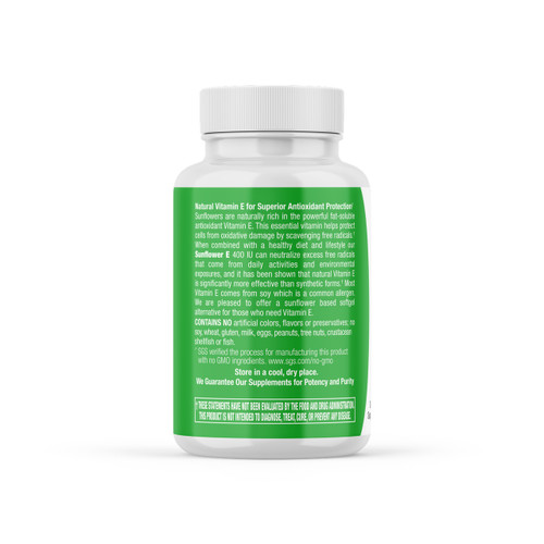 Nutressa - Non-GMO Sunflower E 400 IU Softgels warning