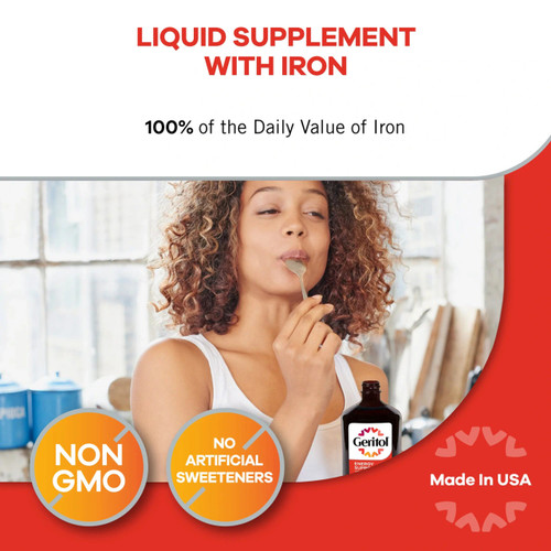 Geritol - Liquid (12 fl oz) liquid supplement with iron