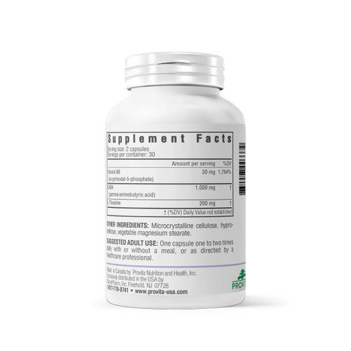 Provita - GABA Complex nutritional-facts