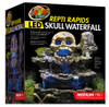 Zoo Med Repti Rapids Led Skull Waterfall Medium