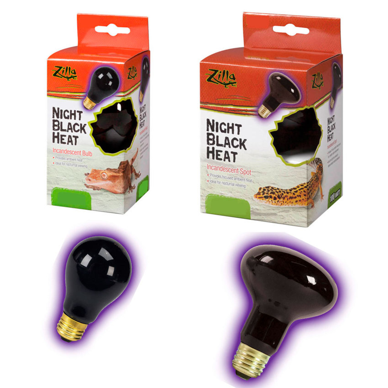 Zilla night black reptile heat bulbs