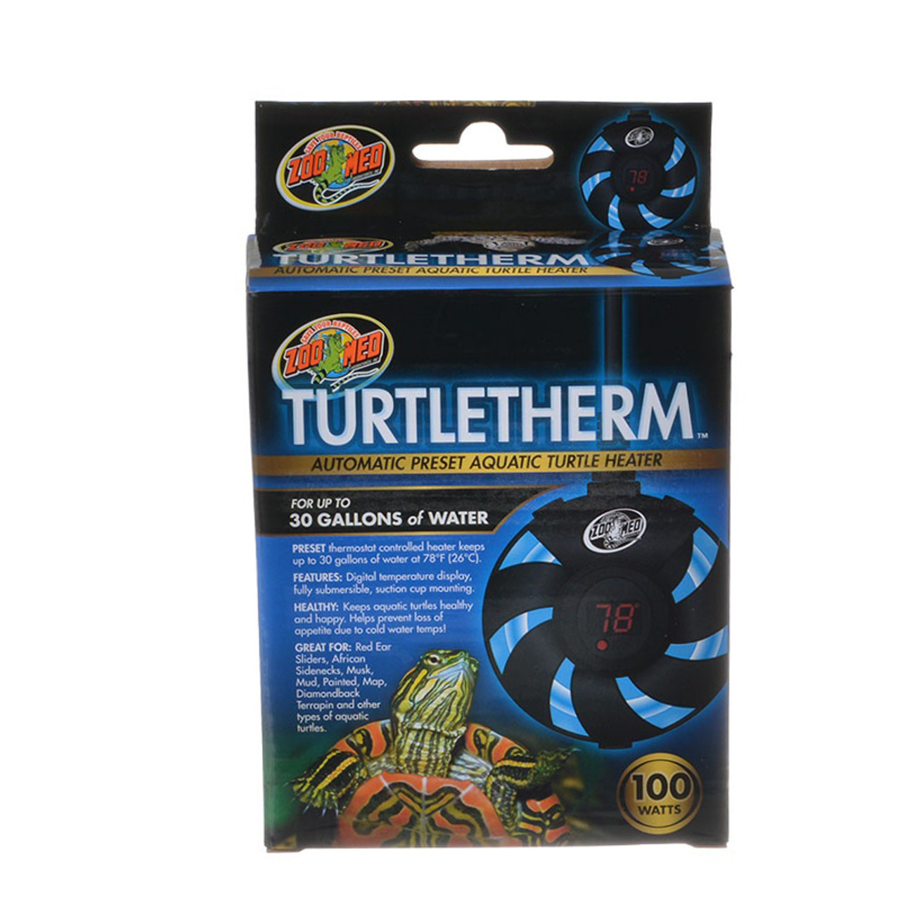 Zoo Med TurtleTherm Automatic Turtle Tank Heater 100 watt.