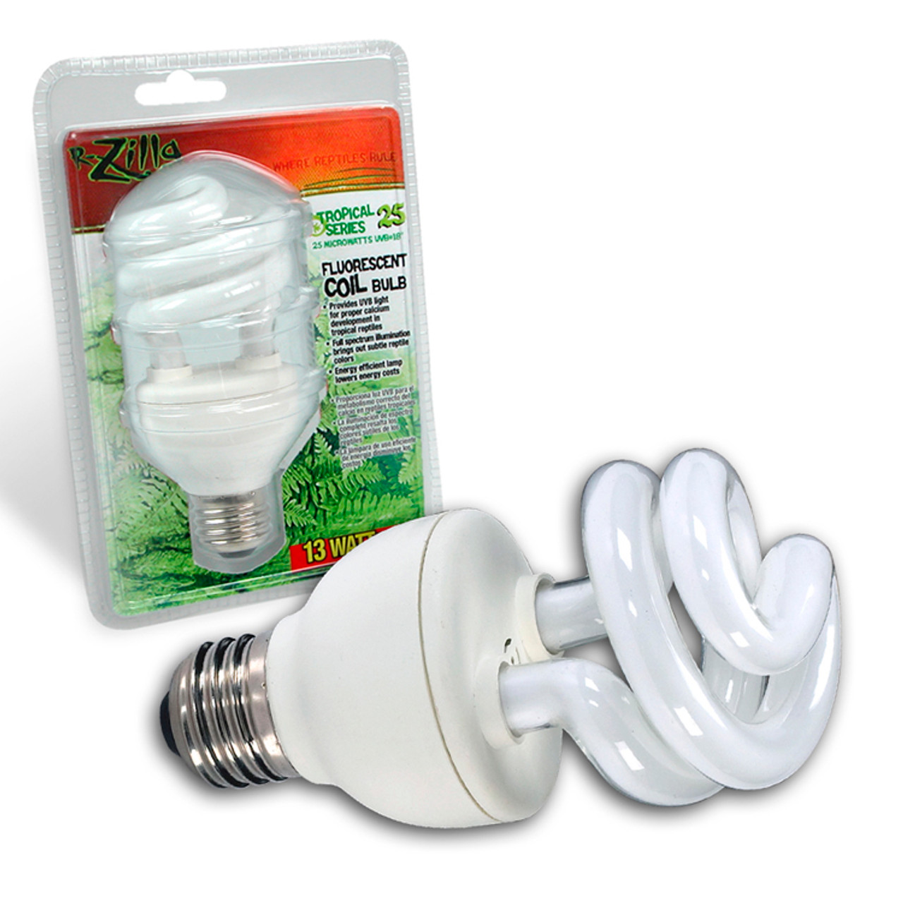 Zilla Tropical Series Fluorescent Coil Bulb 20 Watt