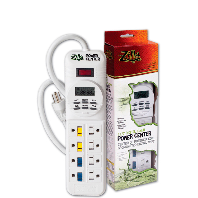 Zilla 24/7 Digital Timer Power Center - MyTurtleStore.com