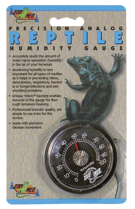 zilla reptile terrarium thermometer & humidity gauge 