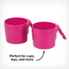 Diono XL Cup Holders for Radian and Everett NXT (Pack of 2) - Perfect for both snacks and drinks [Purple Plum]