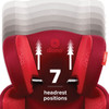 7 position headrest [Red]