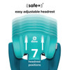 Enhanced and improved 7-position headrest [Blue Razz Ice]