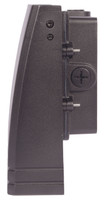 15 Watt Slim Wall Pack- Side View, DLC Premium, IP65 Rated, ETL Listed, and ADA Compliant