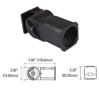 28W Black Adjustable Cutoff LED Wall Pack