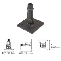 45W Black Adjustable Cutoff LED Wall Pack