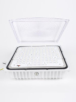 28W White LED Square Canopy and Garage Light with Sensor