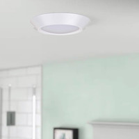 17W LED 7" Small Flush Mount Ceiling Lighting Dimmable Fixture Wet Location