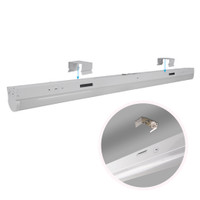 40W LED 4-foot Commercial Strip Light Linear Warehouse Ceiling Mount 5000K Damp Location