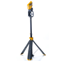 93W Ecostream Portable LED Work Light with Dual Rotation Heads, Telescopic Foldable Tripod Stand, 7,000 lumens, 5000K