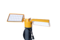 36W Ecostream Portable LED Work Light with Dual Rotation Heads, Telescopic Foldable Tripod Stand, 3,300 lumens, 5000K