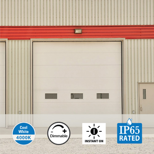 55W Bronze LED Traditional Wall Pack 4000K Security Warehouse Parking Lot, IP65