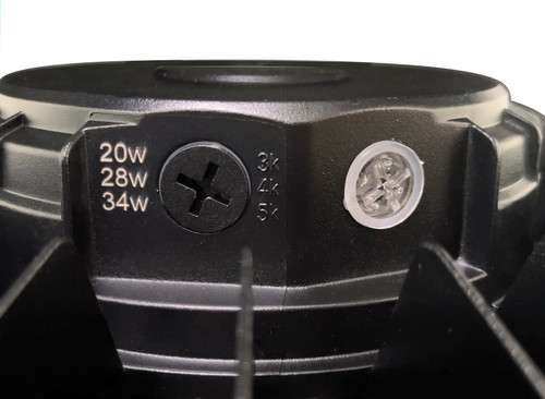 100W Black LED Post Top Area Light