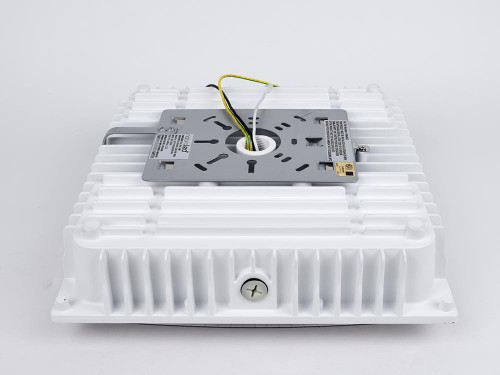 59W White LED Square Canopy and Garage Light, wet location, IP 65 rating, ETL qualified, dustproof, low-profile design