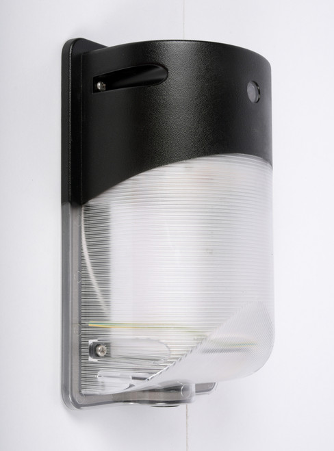 20W Black LED Mini Wall Light, wet locations, IP65, Energy Star rated, use for 15-30 feet above ground, residential