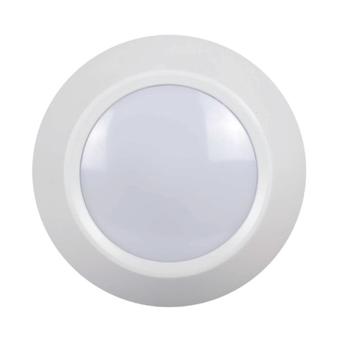 17W LED 7" Small Flush Mount Ceiling, dimmable, wet location, mounted using a 4-in junction box