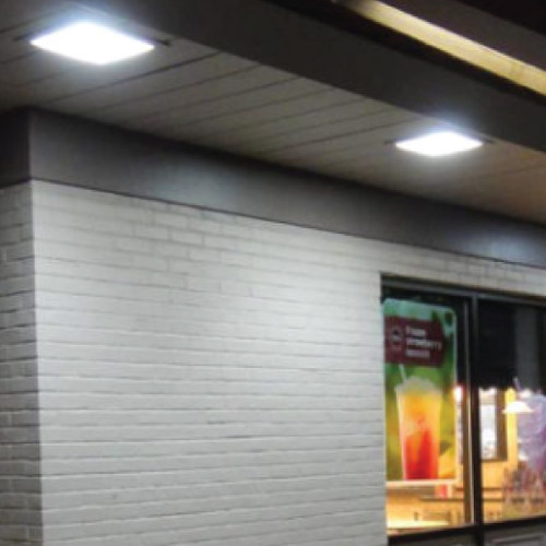 40W White LED Traditional Canopy and Garage Light Ceiling 4000K 5000K, Damp Location, wall or ceiling mount, use in canopies, covered walkways, entrance eaves, stairwells, parking structures, parking covers, IP65, UL