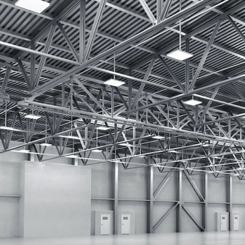 60W, LED Traditional Canopy and Garage Light, 4000K or 5000K, Bronze, square shaped surface mount, used in damp locations like canopies, covered walkways, entrance eaves, stairwells, parking, etc.