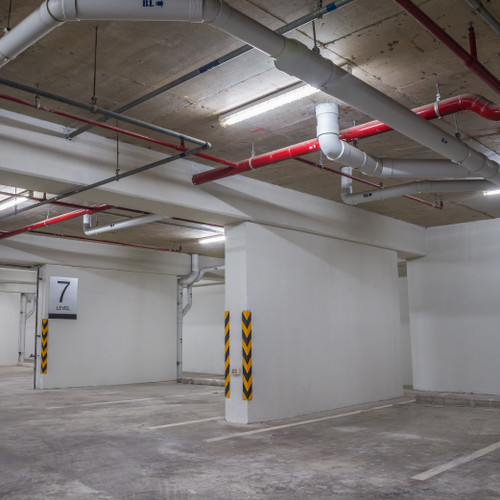 CLT, 56W LED 8-foot Commercial Strip Light Linear Warehouse Ceiling Mount Damp Location 5000K, use in parking garages, stairwells, hallways, offices, warehouses