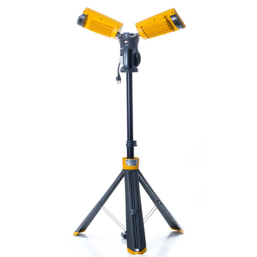 Ecostream, Portable, Work Light, LED, Dual Head, Corded, with Stand, Foldable, 93W