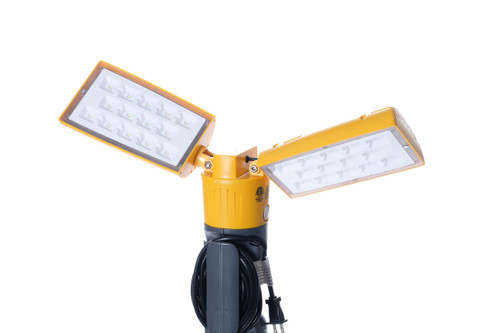Ecostream, Portable, Rotation Heads, Work Light, LED, Dual Head, Corded, Foldable