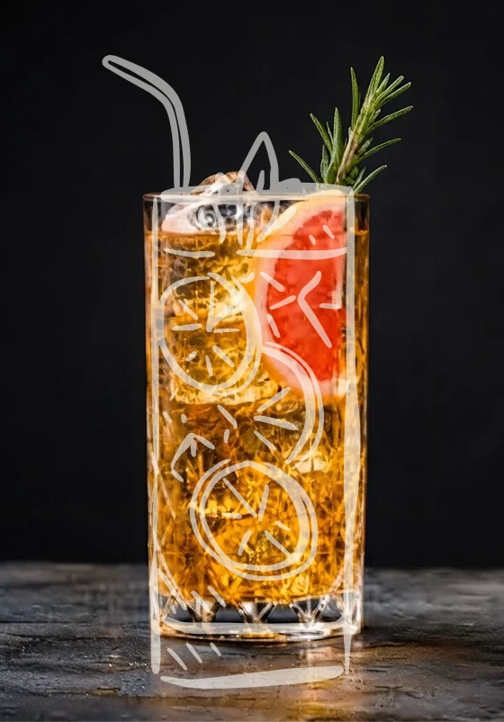 Disguise Optional cocktail made with Lythgoe Bourbon