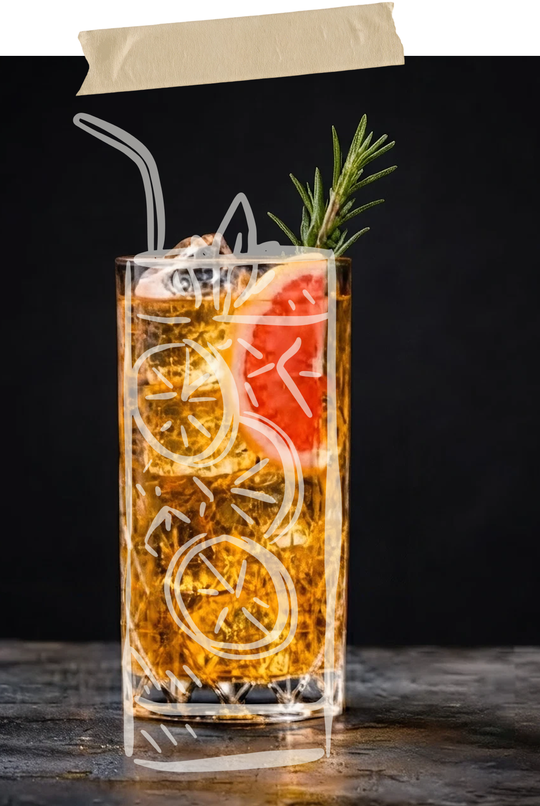 Disguise Optional cocktail made with Lythgoe Bourbon